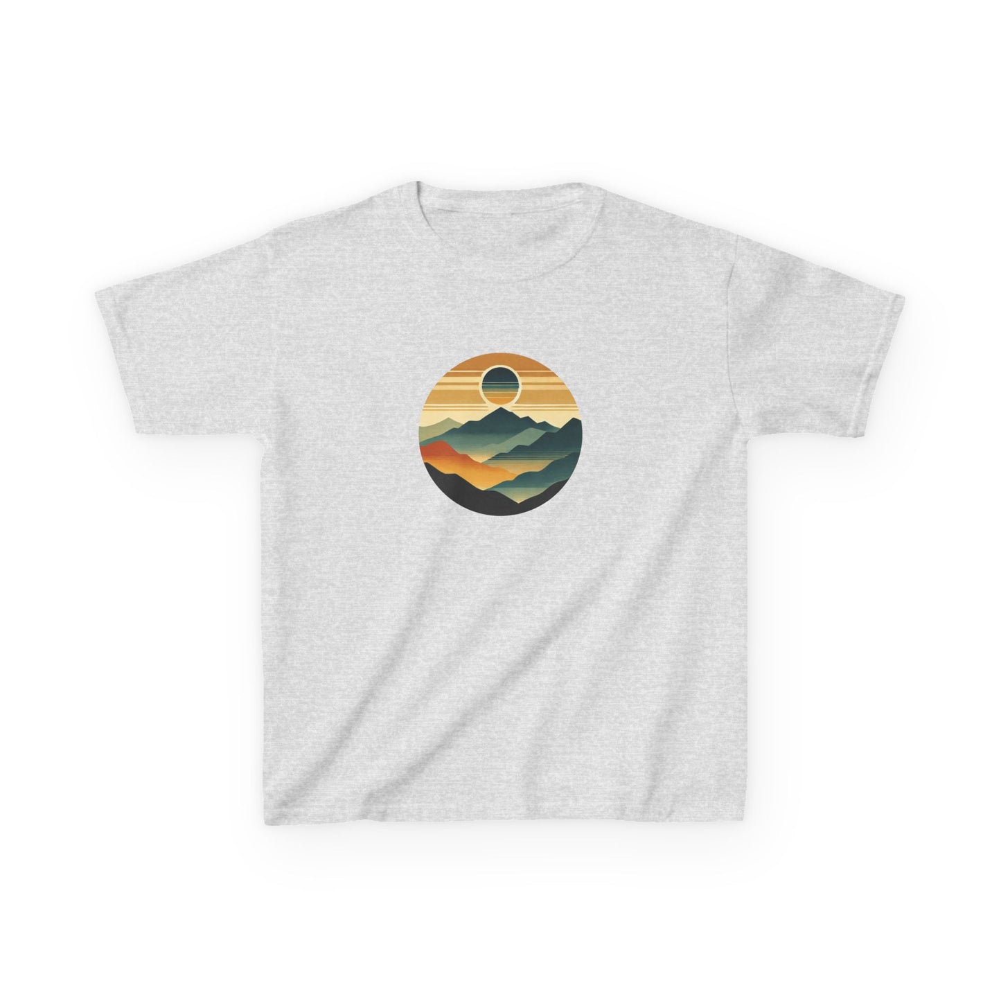 Mystical Sunrise Mountain View T-Shirt