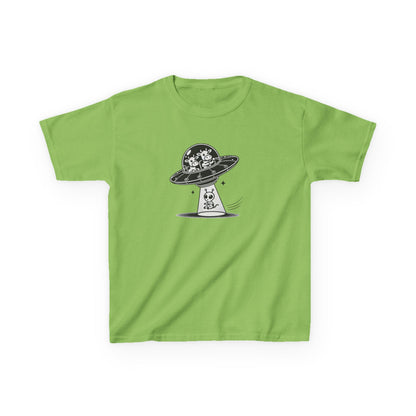 Satirical Cow Abducting Alien T-Shirt