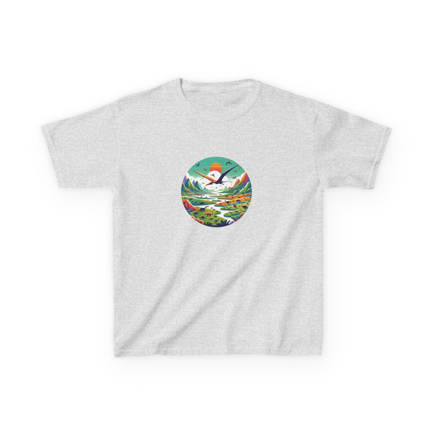 Vibrant Prehistoric Paradise T-Shirt