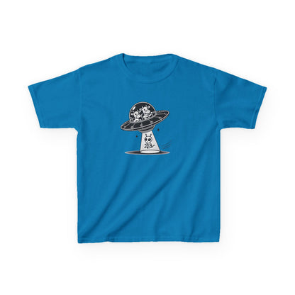 Satirical Cow Abducting Alien T-Shirt