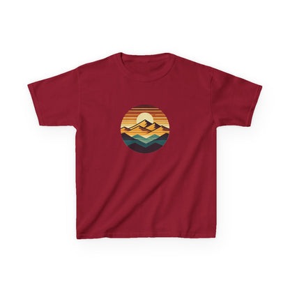 Retro Sunset Mountain Range T-Shirt