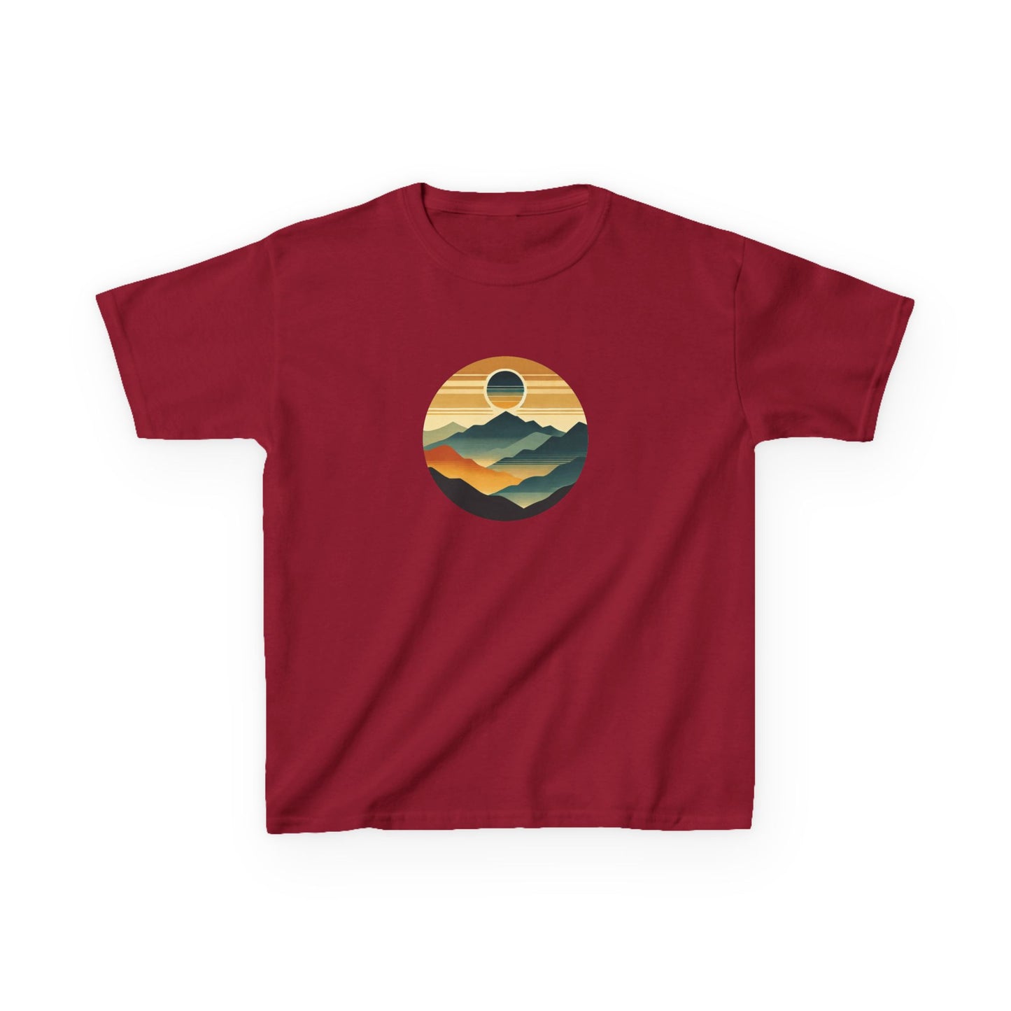 Mystical Sunrise Mountain View T-Shirt