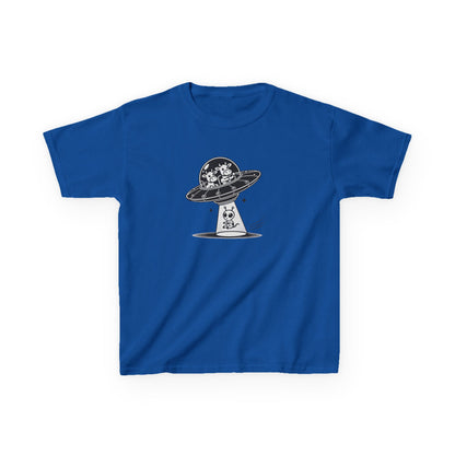 Satirical Cow Abducting Alien T-Shirt