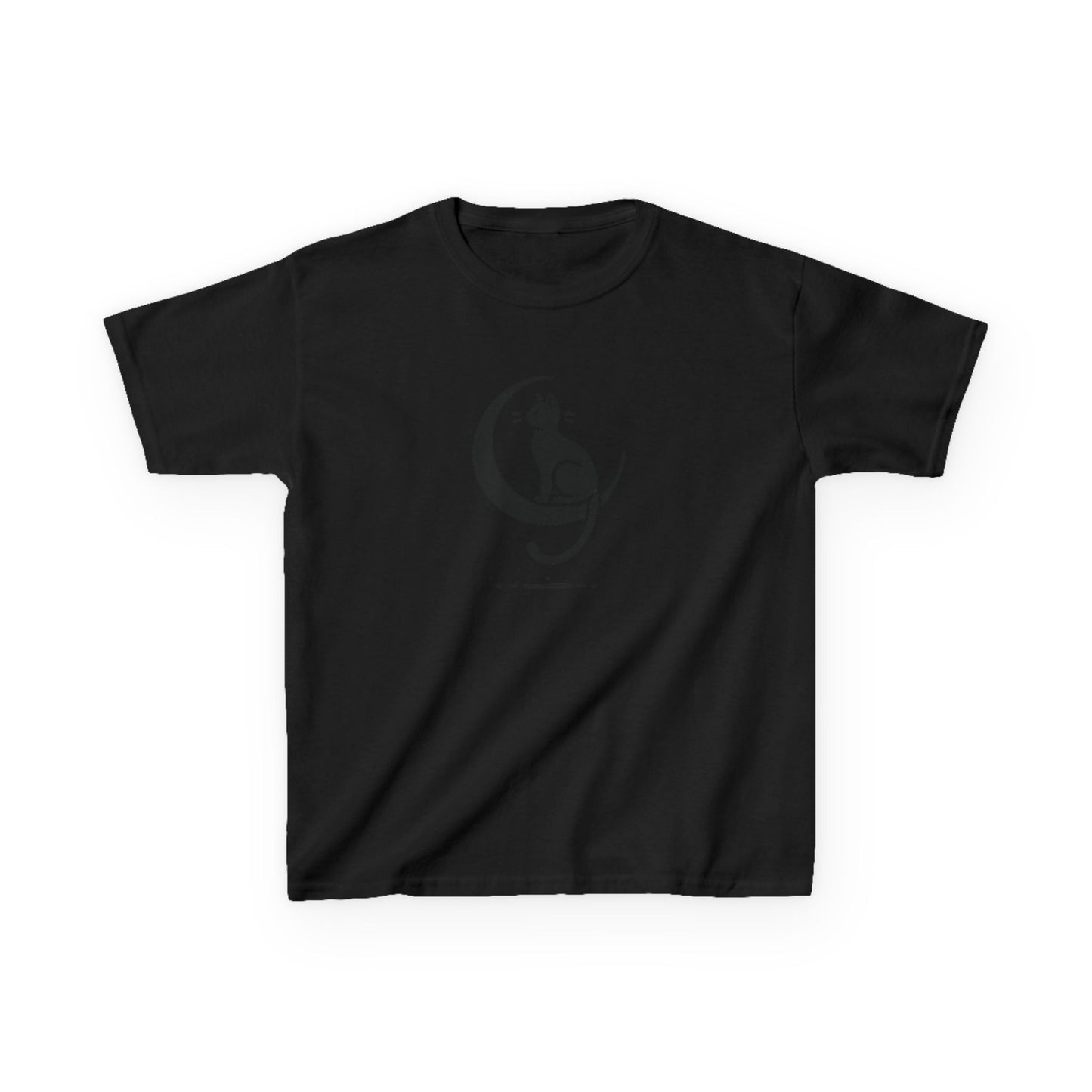 Midnight Cat & Crescent Moon T-Shirt