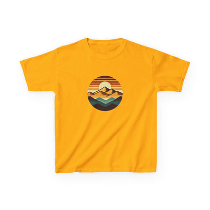 Retro Sunset Mountain Range T-Shirt