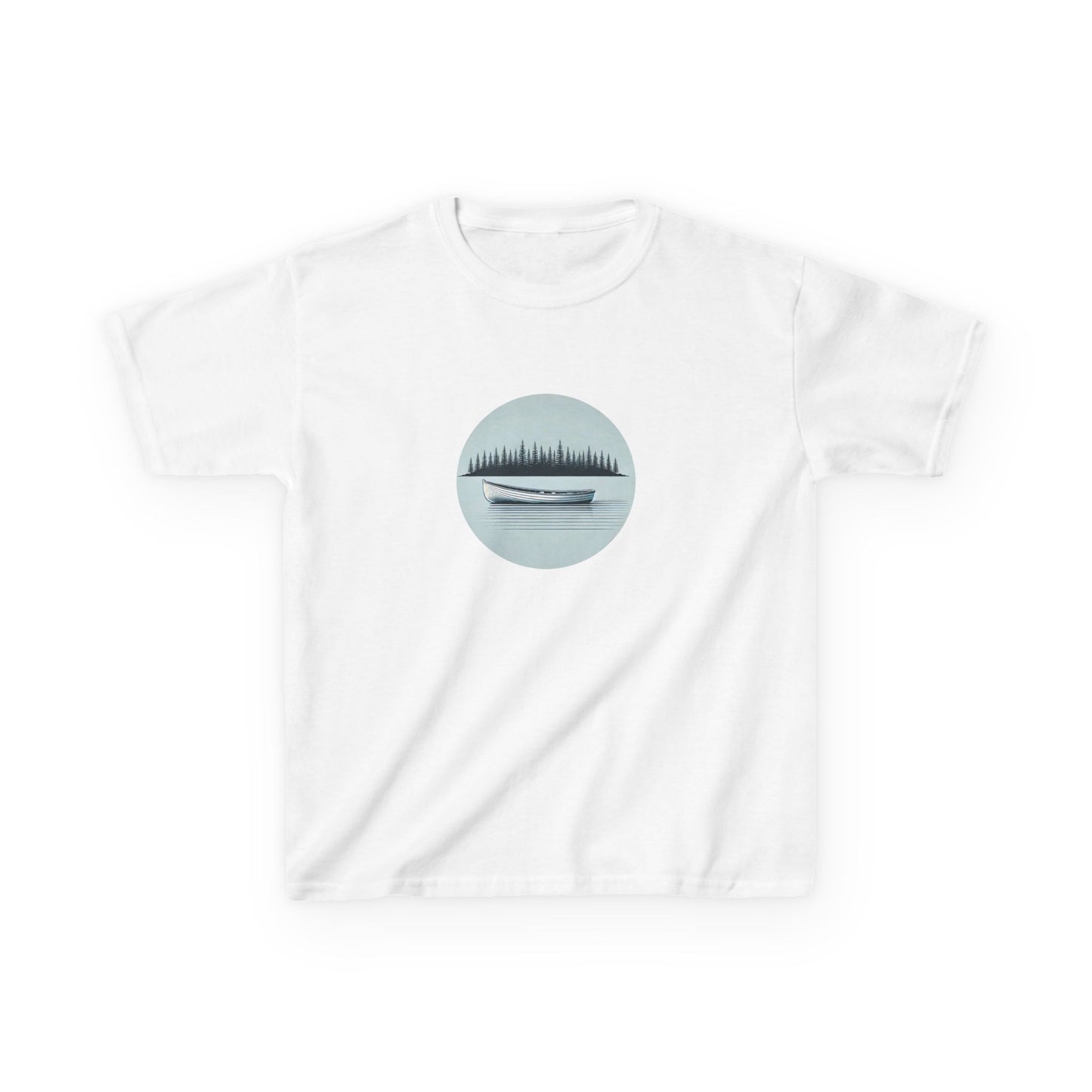 Tranquil Canoe on the Lake T-Shirt