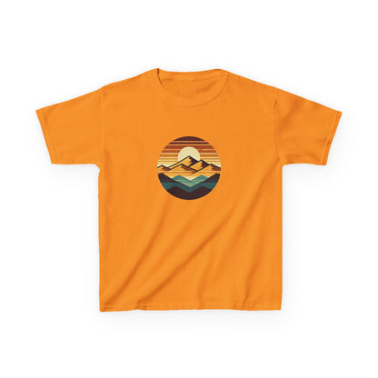 Retro Sunset Mountain Range T-Shirt