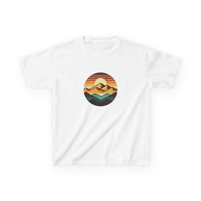 Retro Sunset Mountain Range T-Shirt