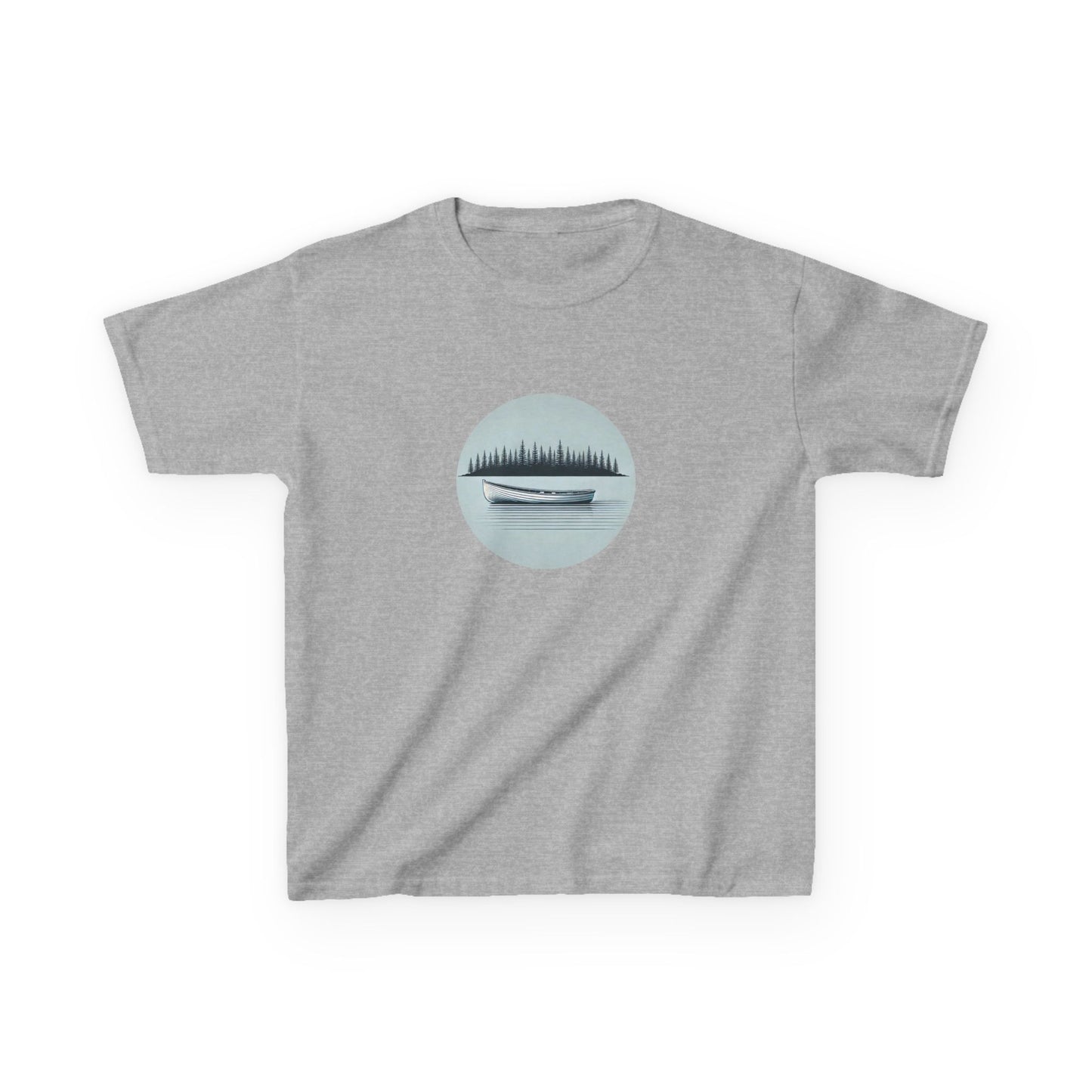 Tranquil Canoe on the Lake T-Shirt