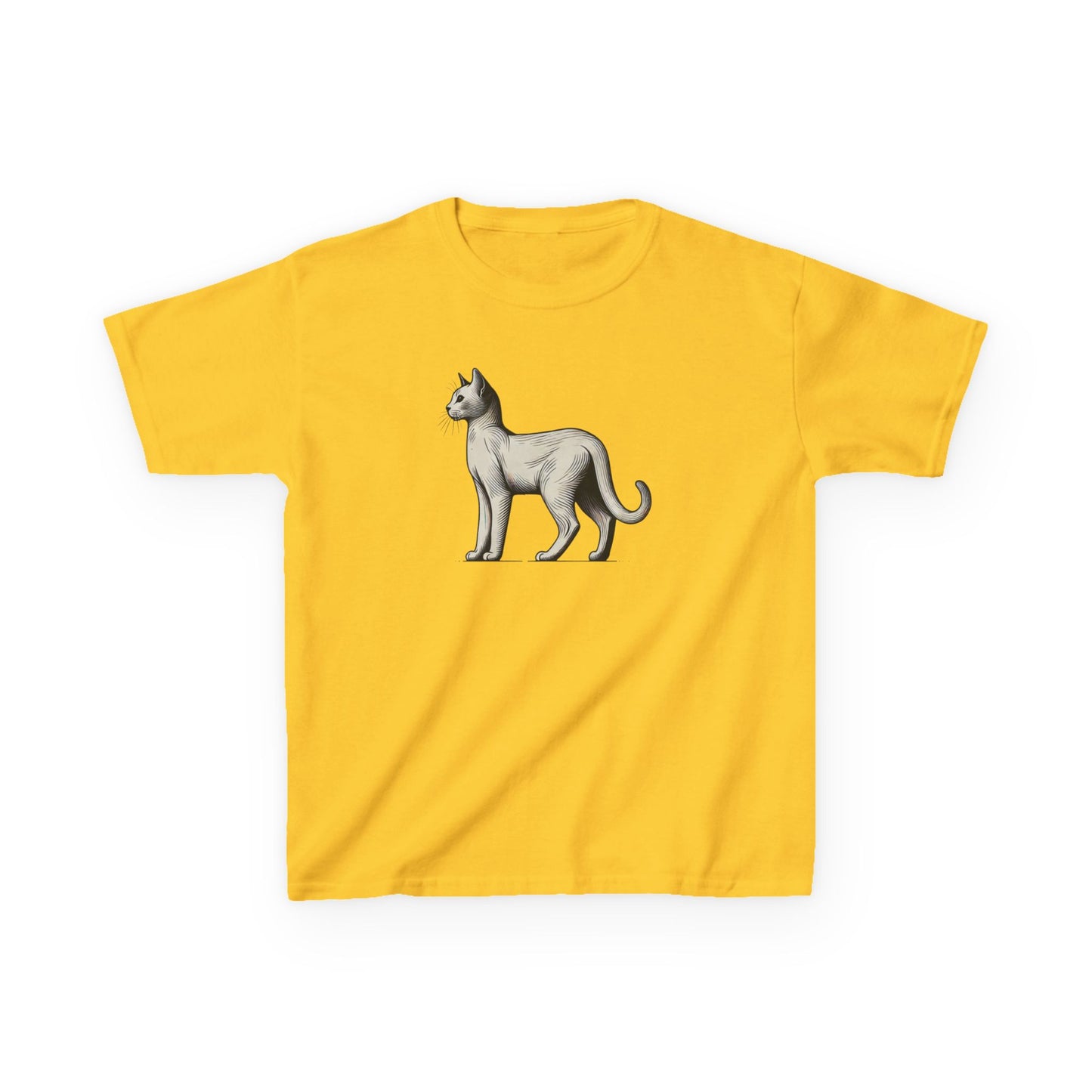 Graceful Cat Silhouette T-Shirt