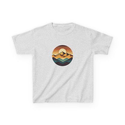 Retro Sunset Mountain Range T-Shirt