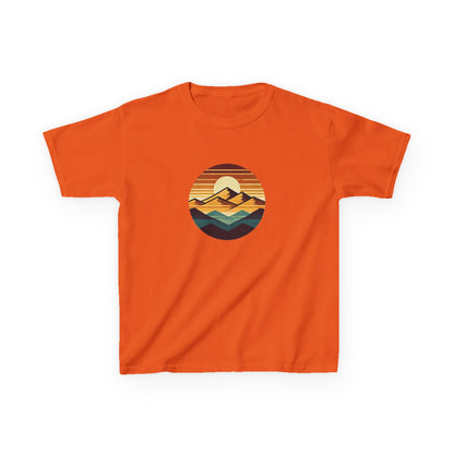 Retro Sunset Mountain Range T-Shirt