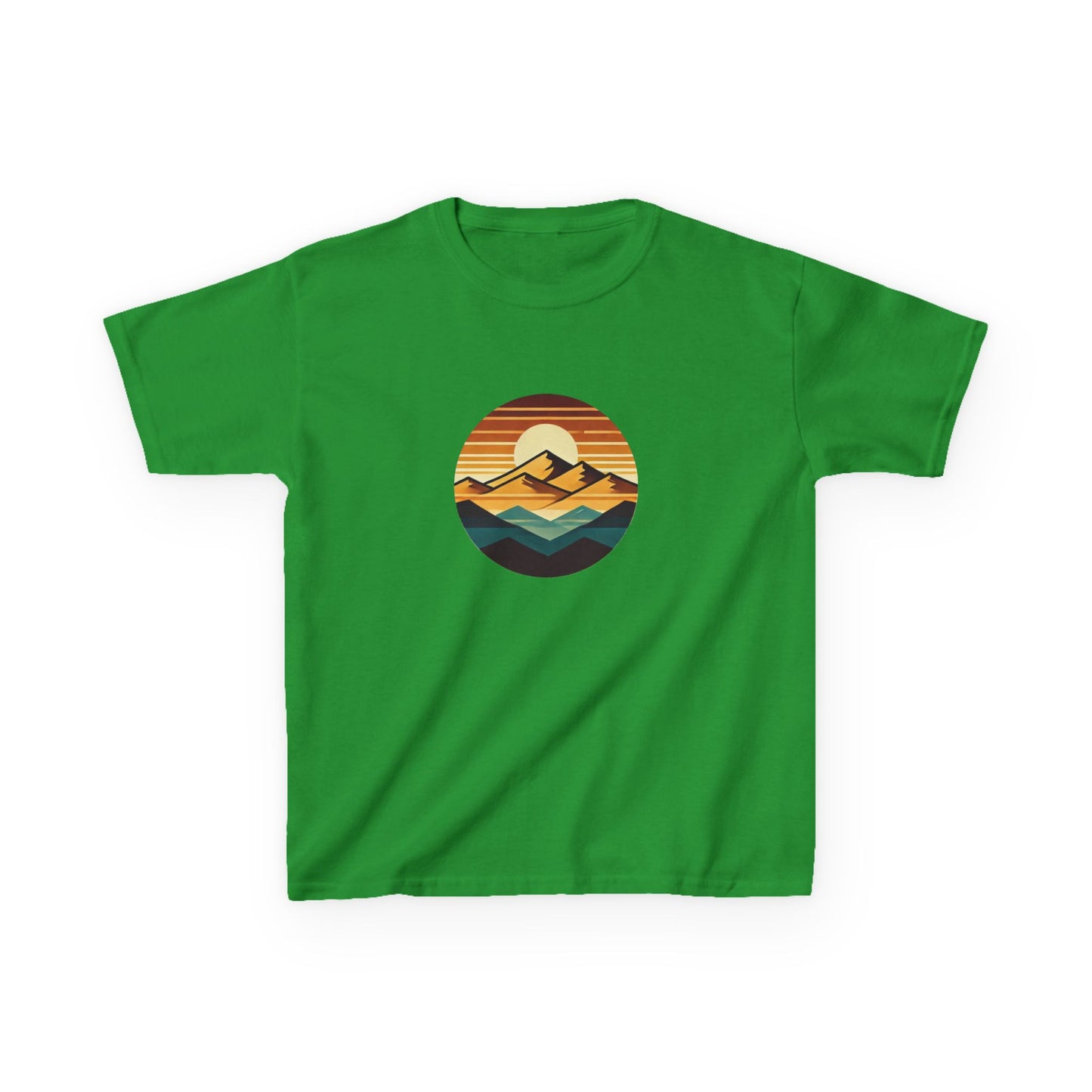 Retro Sunset Mountain Range T-Shirt