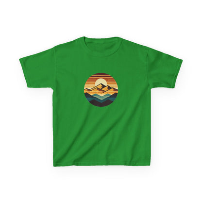 Retro Sunset Mountain Range T-Shirt