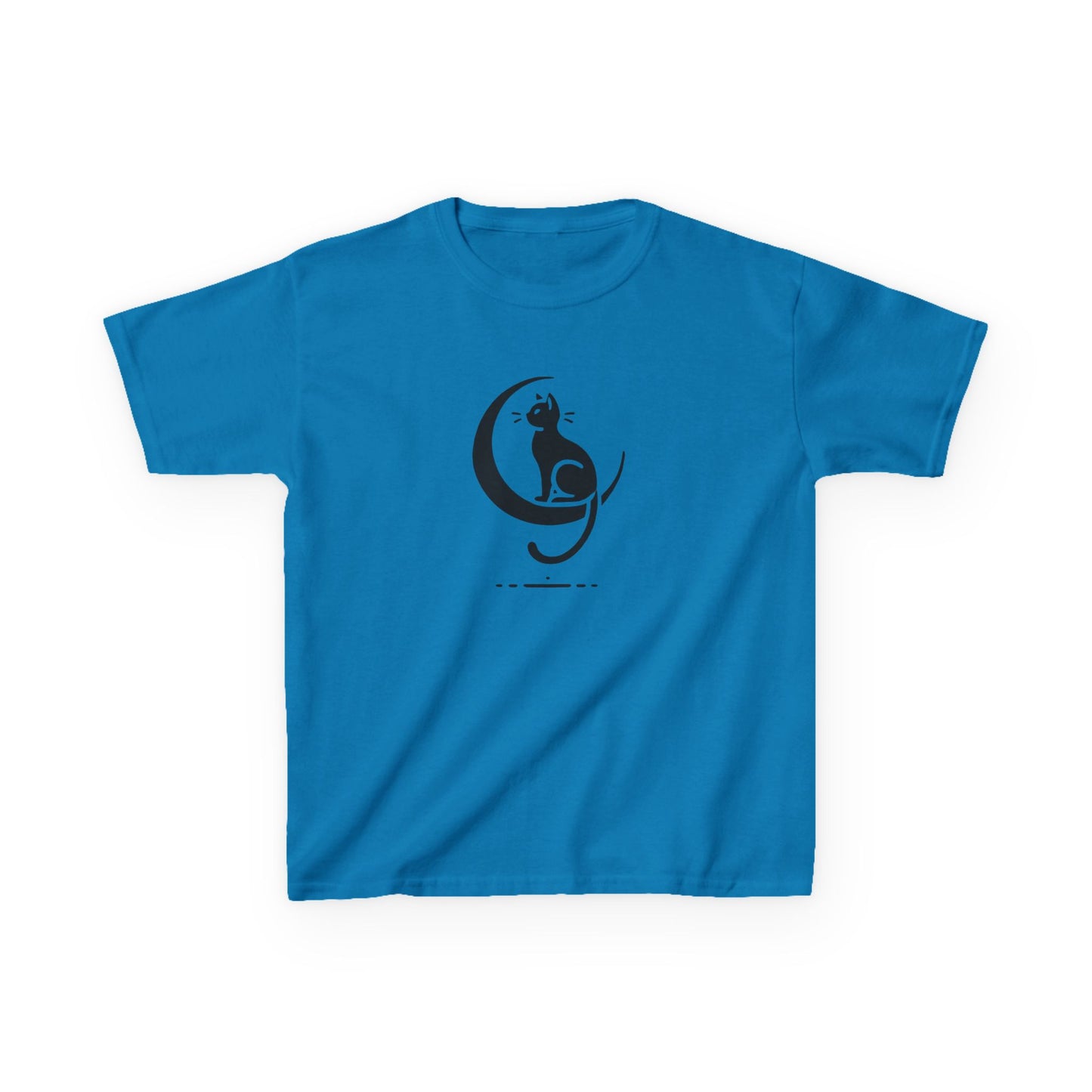 Midnight Cat & Crescent Moon T-Shirt