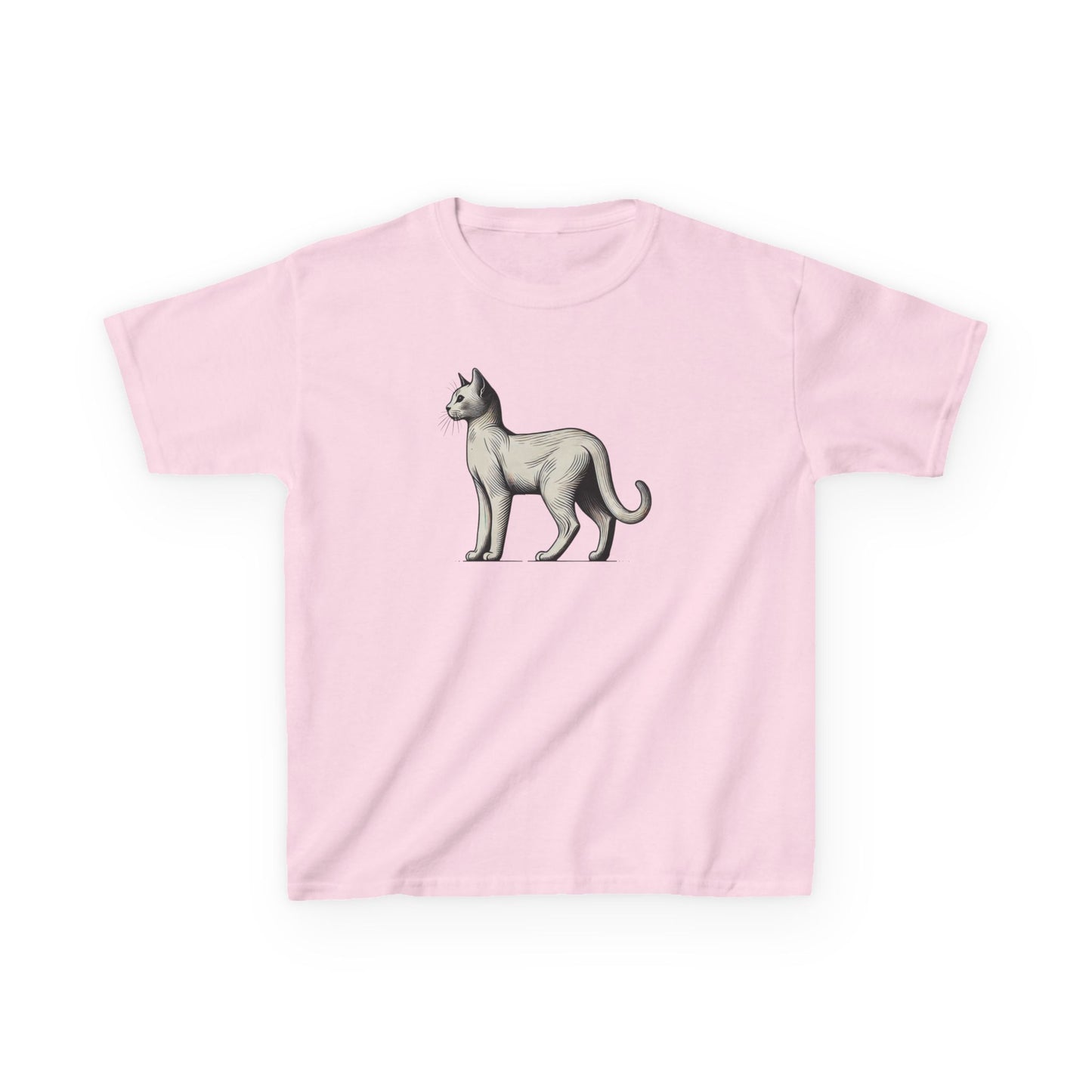 Graceful Cat Silhouette T-Shirt