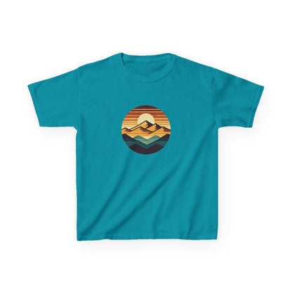 Retro Sunset Mountain Range T-Shirt