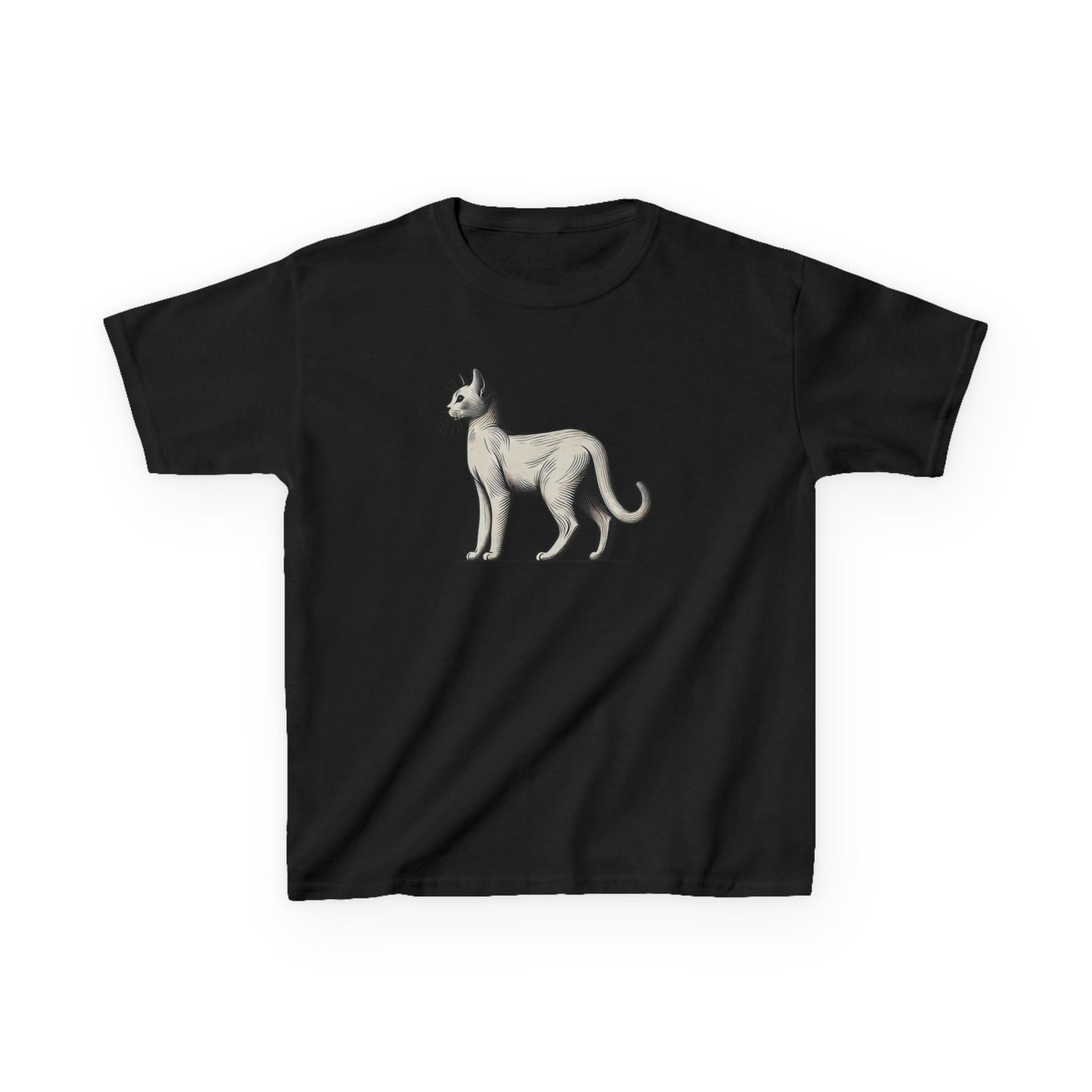 Graceful Cat Silhouette T-Shirt