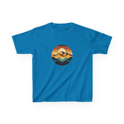 Retro Sunset Mountain Range T-Shirt