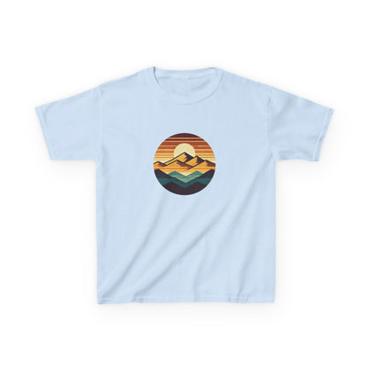 Retro Sunset Mountain Range T-Shirt