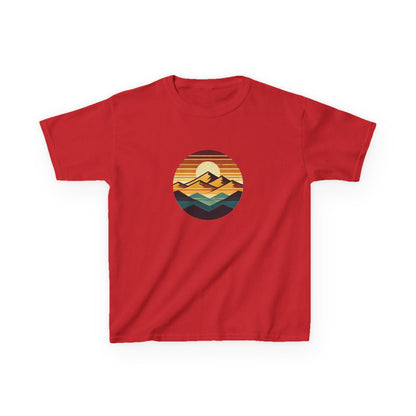 Retro Sunset Mountain Range T-Shirt