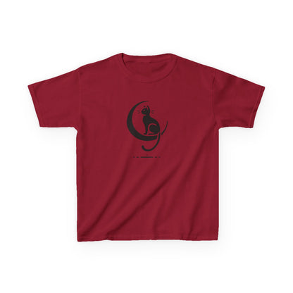 Midnight Cat & Crescent Moon T-Shirt