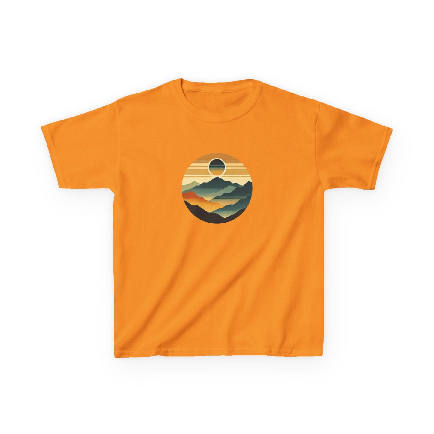 Mystical Sunrise Mountain View T-Shirt