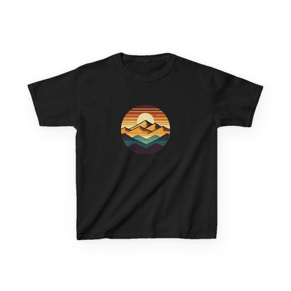 Retro Sunset Mountain Range T-Shirt