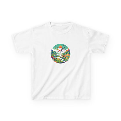 Vibrant Prehistoric Paradise T-Shirt