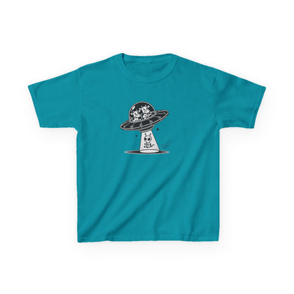 Satirical Cow Abducting Alien T-Shirt