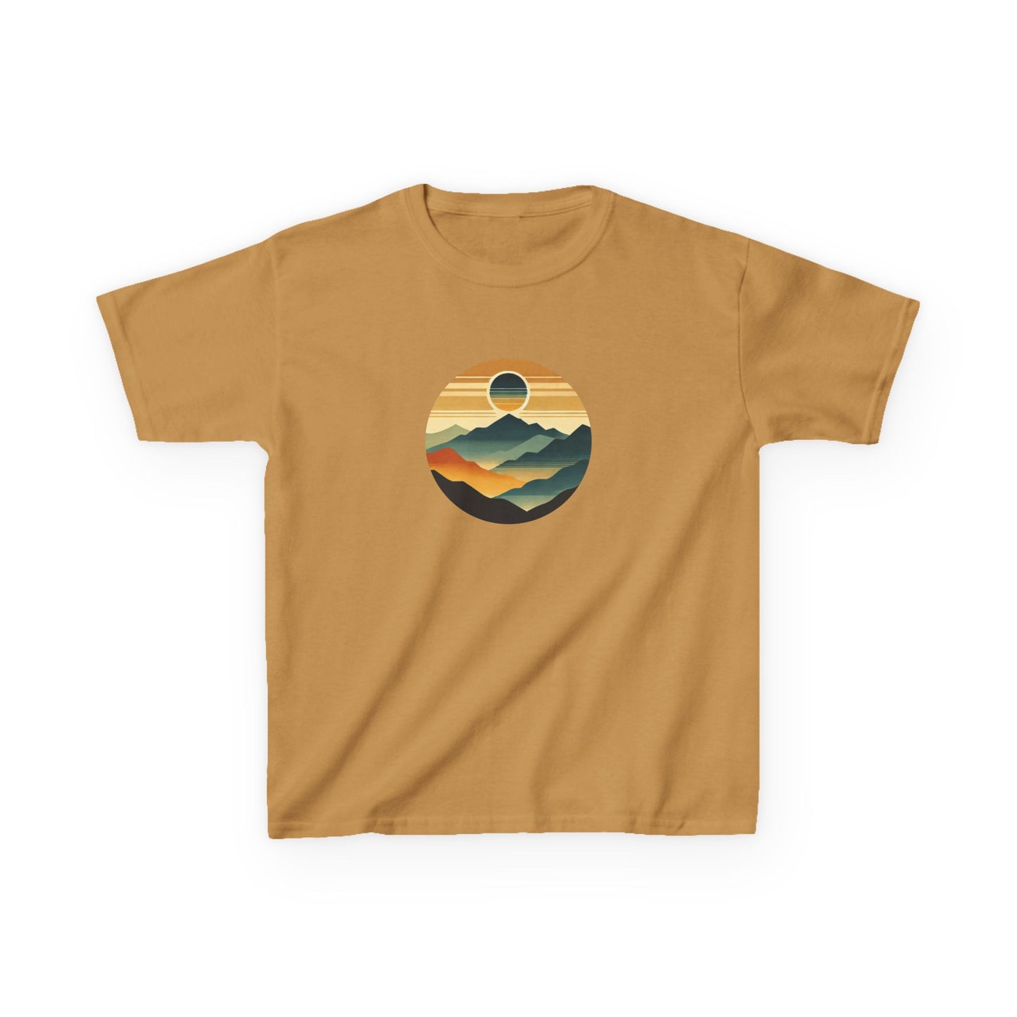 Mystical Sunrise Mountain View T-Shirt