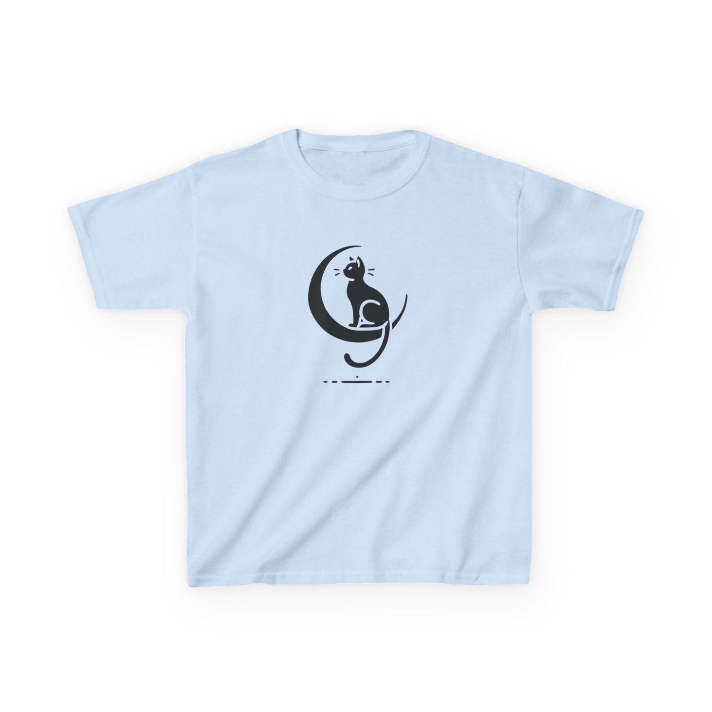 Midnight Cat & Crescent Moon T-Shirt